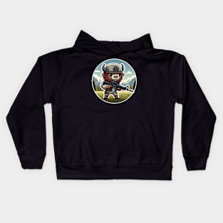 Tactical Bison Buffalo Kids Hoodie